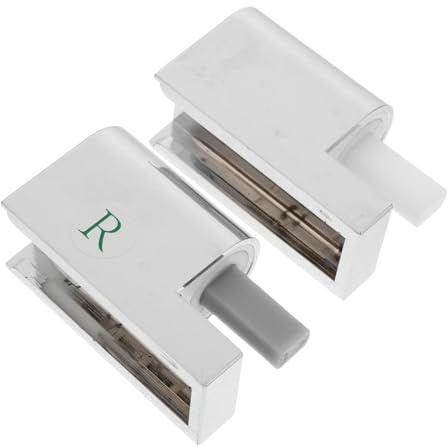FONDOTIN Cerniere per Sedile Wc a Chiusura Lenta in Abs Ammortizzatore Silenzioso, Kit di Sostituzione Quadrato per Coperchio Water, Accessori Compatibili per Bagno, Installazione Facile