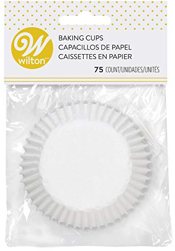 Wilton White Baking Cases, 75 Pieces