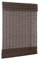 Ventanara® Raffrollo Bambus Bambusraffrollo Rollo inkl Montagematerial (Dunkelbraun, 120 x 160 cm)