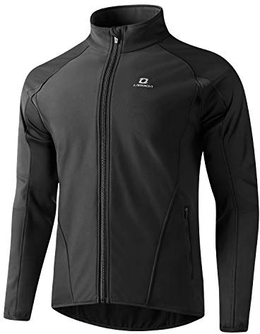 LAMEDA Fahrradjacke Herren Winter Warm Softshelljacke Wasserdicht Atmungsaktiv Winddicht Radjacke Laufjacke Thermo für Radfahren Sport Laufen Wandern