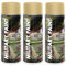 DC 3er Sparpack Beige Ral 1001 MILITÄR Army Militärlack Lackspray 400ml Nato