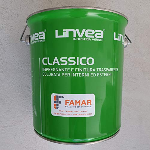 LINVEA CLASSICO Impregnante per legno a base solvente da 2 Lt. (Mogano 931)