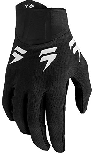 Shift MX by Fox Racing Youth White Label Dirt Bike MX Motocross Offroad & ATV Gloves - Trac Glove Black, YL