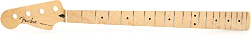 Fender Player Series Precision Bass Neck, Modern C, 20 Medium Jumbo Bünde, Griffbrett aus Ahorn, Linkshänder