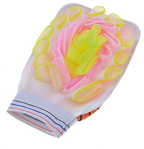 Ruilogod Double Sides Body Peeling Massage Bath Shower Glove Red (id: da2 b41 830 531 69e
