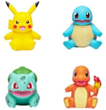 Pokémon Paquete de 4 Figuras de Vinilo Select - Cuatro Figuras de Vinilo 10 cm