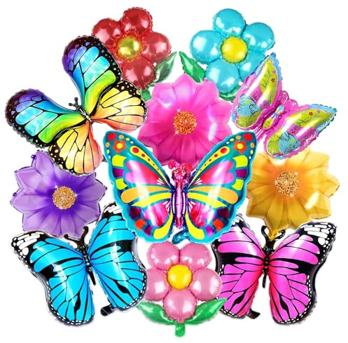 Mizijia Kit Palloncini Compleanno Micke Mous 1 Anni Ragazzo Ragazza: 10 Palloncini Topolin e Foil per Festa di Compleanno Bambini
