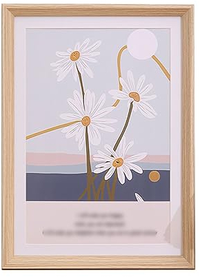 YBKEWASP Cadre Photo pour Montage Mural ou Affichage de Table, Cadre Photo Contemporain avec Passe-Partout ou sans Passe-Partout – Formats horizontaux et verticaux (Chêne 29,742 cm)