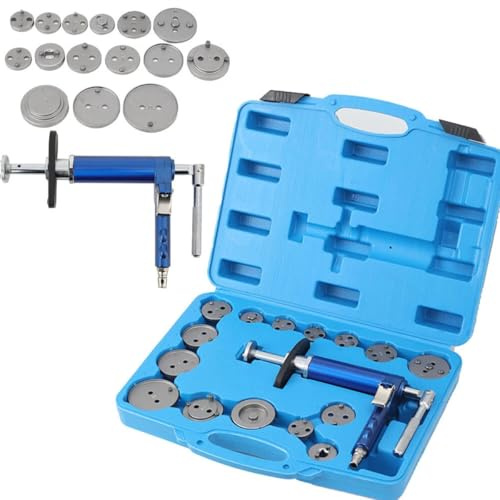 CDZHLTG 16 pcs Universal Pneumatic Brake Caliper Rewind Tool Kit Set Disc Air Back Piston Wind Back Spreader Kit