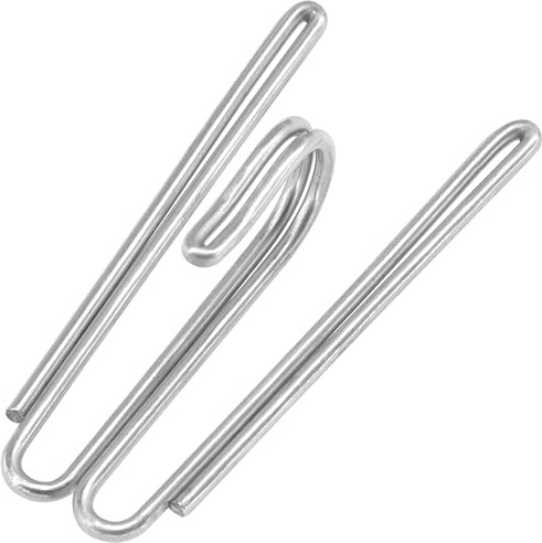 50 piezas de ganchos de metal para cortinas – Ganchos de pliegues para colgar cortinas
