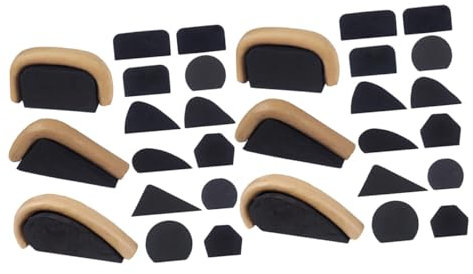 AKOOSY 24piezas Moldes Para Asas De Tazas De Herramientas De Fabricación De Mangos De Tazas Moldes Para Asas De Arcilla Perfectos Para Manualidades Familia