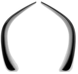 DZSHONGXINSM Spoiler Anteriore 2 Pezzi da 209 A 209 per Benz per Classe GLE W167 C167 AMG Spoiler Laterale Paraurti Anteriore ABS Nero Lucido Effetto Carbonio Spoiler Frontali