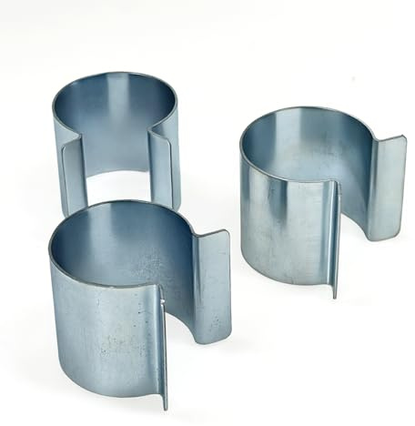 Lot de 20 Clips Serre Tunnel Bache Dia 25mm Dia32 mm Metal Clips de Fixation Bache Serre Attache Serre Clips en Acier Galvanise (dia32mm)