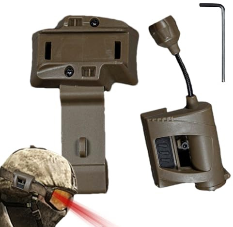Signal lumineux de survie, rails de guidage ARC,Lampe de signalisation LED avec tige flexible - Système de montage de feux de signalisation de survie IR pour casques de sécurité, accessoires de casque