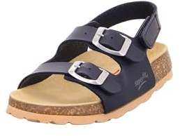 Superfit Fussbettpantoffel, Riemchensandalen, Blau (Ocean 80), 38 EU (5 UK)