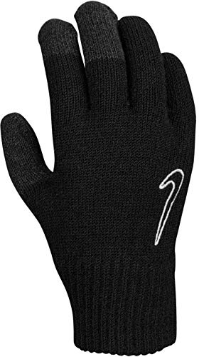 Nike Herren Herren Handschuhe Knitted Tech and Grip Handschuhe, 091 Black/Black/White, S/M, 9317-27