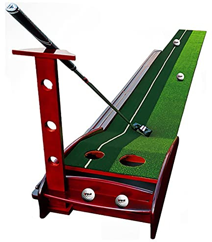 Golf Putting Übungsmatte,Putting Green Putting Golf-Putting-Training 3 M / 3,5 M Massivholzgolf Indoor Outdoor Putting Trainer Matte Für Zuhause Büro Gym