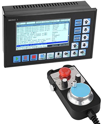 RodiPU Controlador de Movimiento CNC, Controlador de Fresadora, Máquina de Grabado de Fresadora Industrial Profesional para la Industria de Sistemas Fuera de Línea