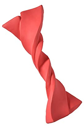 Croci Gioco Gomma Twist S, 12,6 x 5,3 x 3,5 cm, colore: Rosa