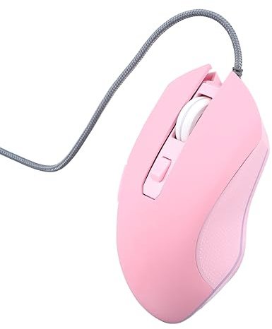 ciciglow USB-Kabelmaus, Typ-C-Kabelmaus, Tragbare, Leise LED-Maus, Niedliche Cartoon-Maus für MacBook, Pro, Mobiltelefone (Kabelgebundenes USB)