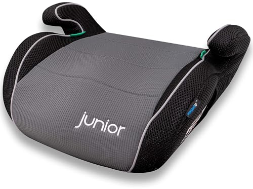 PETEX Max Rialzo seggiolino per bambini secondo la norma i-Size R129, colore grigio