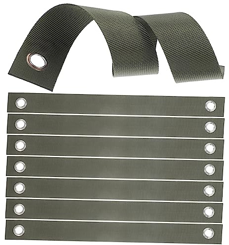 Baumbefestigungsband 8 Stück Nylon Flexibel für Junge Bäume und Sträucher | 16 Zoll mit Öse, Strapazierfähig und Verschleißfest, für Verankerung an Stützen