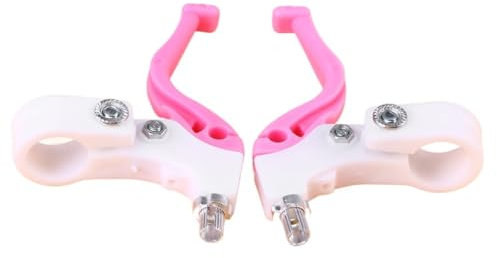 CHENJIAHAO Bremshebel Fahrrad Bremse Fahrrad Hebel Hebel Griff Bremsen Kinder Hand Teile Kinder Zubehör Griffe Straße Berg Fahrrad Radfahren BMX MTB Fahrrad Bremshebel(Pink)