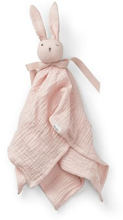 Elodie Details Schnuffeltuch, Schmusedecke, Baby Blinkie Schmusetuch aus 100% Öko-Tex & Bio-Baumwolle - Extraweicher & Waschbar - Kuscheltuch Schlaftier für Babys & Kleinkinder - Mae Pink