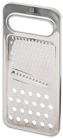 Flache Edelstahl-Reibe