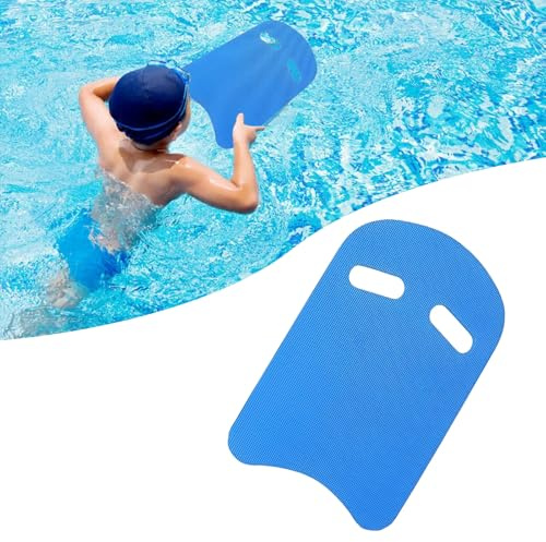 Schwimmbrett Kinder,Schwimmbrett Kickboard,Swimming Board,Children's Swimming Board,Swimming Kickboard,Schwimmhilfe Kinder mit Griffen,for Beginners Kind und Erwachsene (Blau-U Typ)