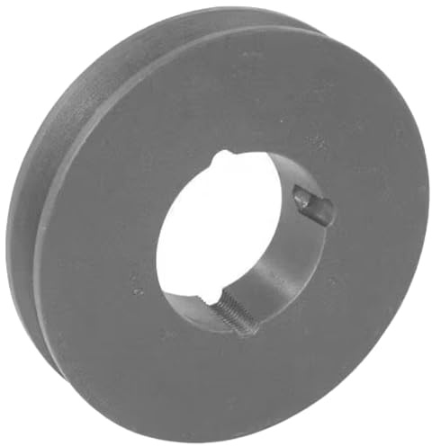 cyclingcolors 1x Polea con orificio Taperlock para correa trapezoidal 1 canal Z SPZ AVX10 Diámetro exterior 184 mm Diámetro de paso 180 mm Hierro fundido Maquinaria de construcción forestal agrícola