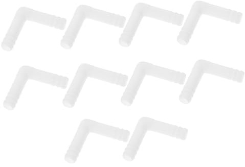 ROMISBABA 10 Piezas de Conectores de Ángulo Recto para Mangueras PP Resistente al Agua y Alta Presión