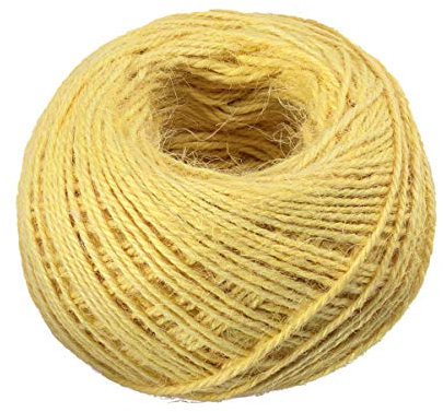 EXCEART Corda Di Iuta Naturale Spago Di Corda Per Lavori Artistici Fai Da Te Confezioni Regalo Decorazioni Per Feste Matrimoni Compleanni Shower Ornamenti Da Giardinaggio