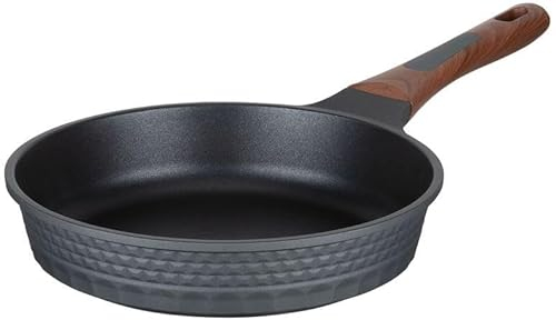 RESTO Bratpfanne 26cm, H = 6,0cm | PFLUON Antihaftbeschichtung | Pfanne Aluguss | ergonomischer Griff | Für alle Herdarten auch Induktion | PFOA frei