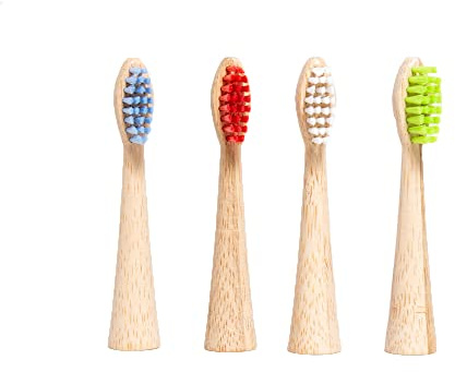 A Good Bambu borsthuvuden standard (4-pack) för Oral-B – flerfärgad