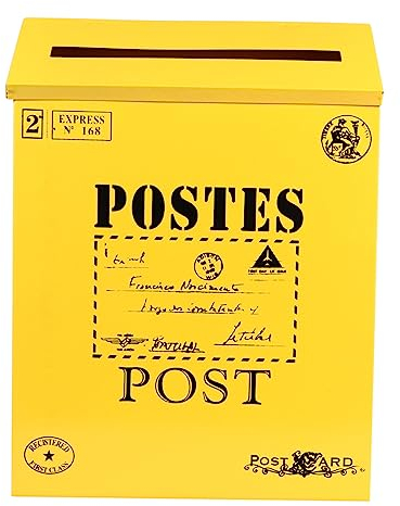 SEWOART 1stück Retro Blechbriefkasten Multifunktionale Zeitungsbox Für Dekorative Zwecke Langlebig Und Rustikal Für Fotografie Und Wohnraumgestaltung