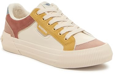 Rocket Dog Women's Cheery Sneaker, Block Tan Combo, 5.5 UK
