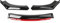 Auto Frontlippe Frontspoiler für Mercedes-Benz E-Class W210 W211 W212 W213 W214 VF210 VF211,Auto Frontstoßstange Splitter Lip Spoiler Lippensplitter,A/Black-red