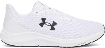 Under Armour Men's Ua Charged Pursuit 4 Running Shoe, Weiß Weiß Schwarz, 42 EU