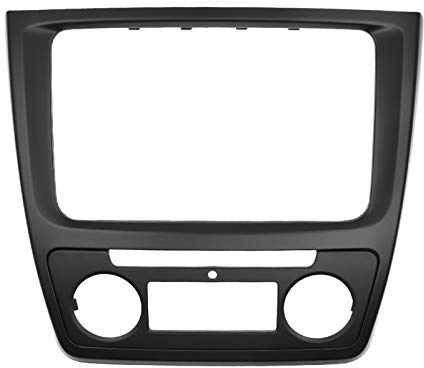 MKVAXR Auto Refitting DVD Frame Pannello DVD Dash Kit Fascia Radio Frame Audio Fascia, for Skoda, Yeti Auto AC Gabbia Per Autoradio