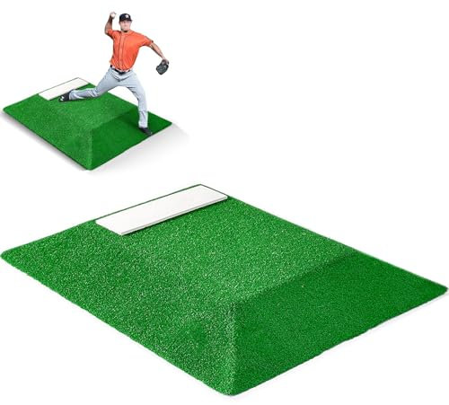 Portable Pitching Mound for Baseball, Baseball Pitchers Mound Baseball for Backyard, Youth Training Pitchers Mound, Pitching Trainers for Baseball Pitching Training and Practice, Indoor and Outdoor