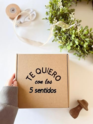 Caja de los 5 Sentidos Personalizada. Regalo Único para Aniversario
