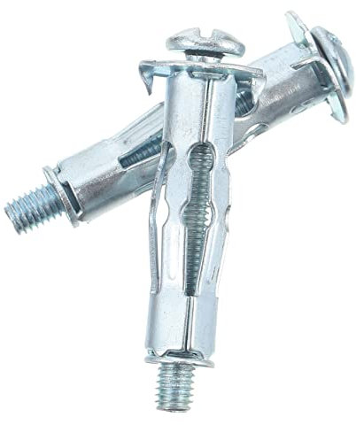 NAMOARLY 20pezzi Pz Ancoraggi Per Muri Cavi Fissaggi Resistente Per Cartongesso e Materiali Vari Installazione Facile e Sicura Per Pannelli e Decorazioni Murali