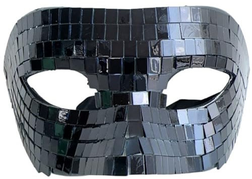 RETUOLWAG Demi-visage pour homme et femme - Masque de carnaval - Accessoire de déguisement