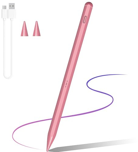 Stylus Pen A9+ for Samsung Galaxy Tab A11+/A11/A9 / A8 Pencil Compatible with Android & For iPad Tablets (Pink)