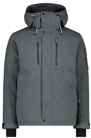 CMP MAN Jacket FIX Hood Grey