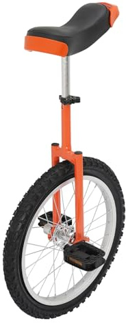 Garbenat Monocycle réglable en hauteur de 18 pouces pour enfants de 5 à 60 ans - Pour entraînement d'équilibre - Monocycle pour enfants et adultes de 1,4 à 1,65 m - Pour débutants/professionnels