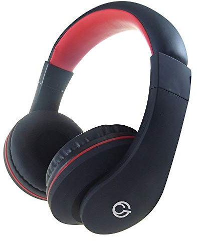 HP530 Casque stéréo PC on-Ear avec Micro intégré et contrôle du Volume Noir/Rouge