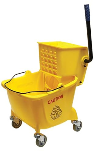 Simpli-Magic Secchio per mocio con strizzatore, 5 galloni, giallo