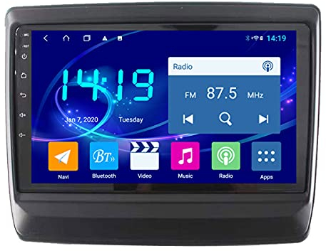 BANNESE GPS Navigation for Car Radio Navigation Player 8-Cores 4G+64G Navigation System with Free Maps Update Clear HD Touch Screen,for DMAX 2020